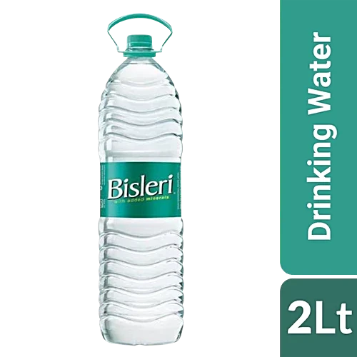 Bisleri Packaged Drinking Water - With Added Minerals, 2 L Bottle