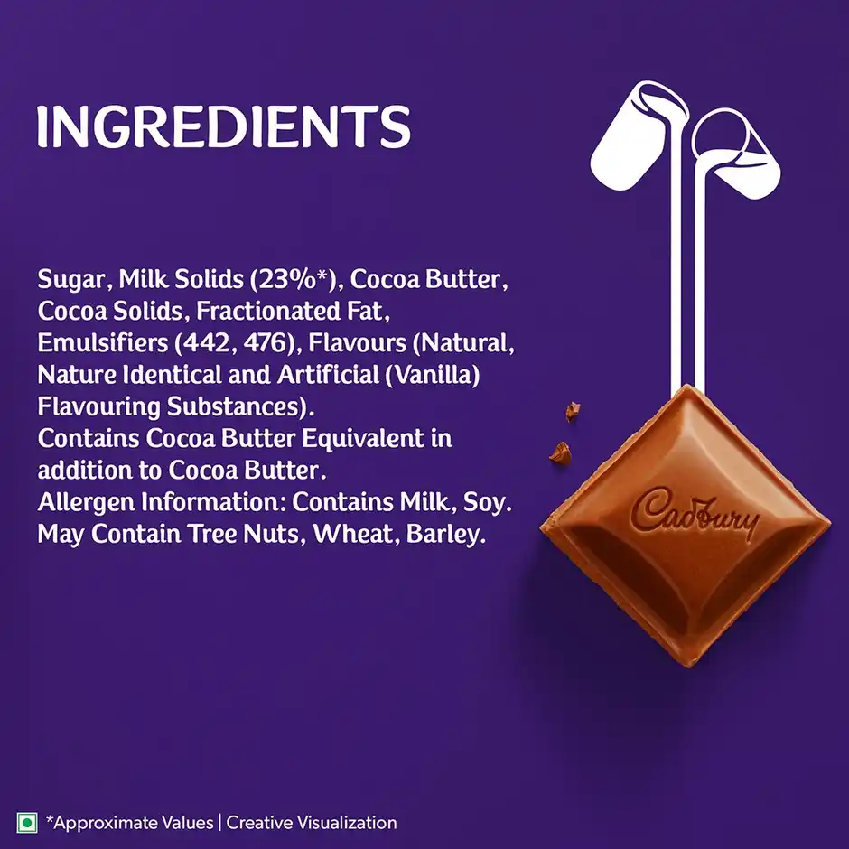 Cadbury Dairy Milk Fruit & Nut Chocolate Bar, 36 g - Image 4