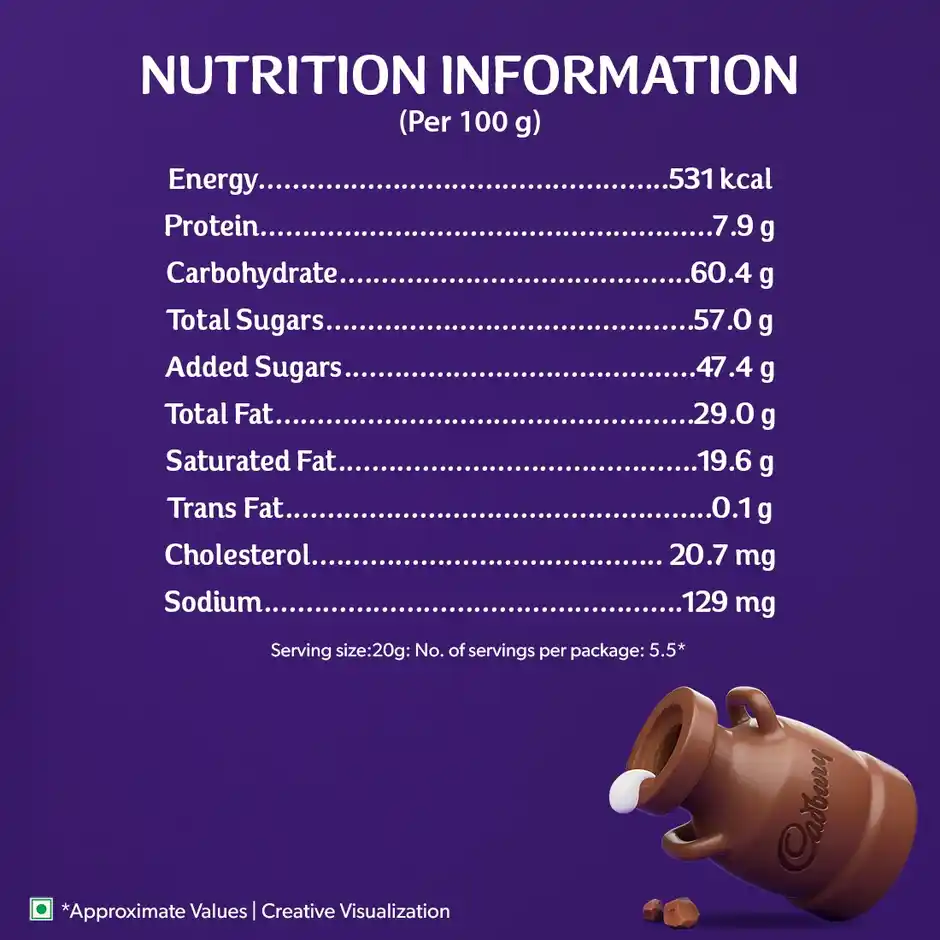 Cadbury Dairy Milk Chocolate Bar | Smooth & Rich Milk - Image 3