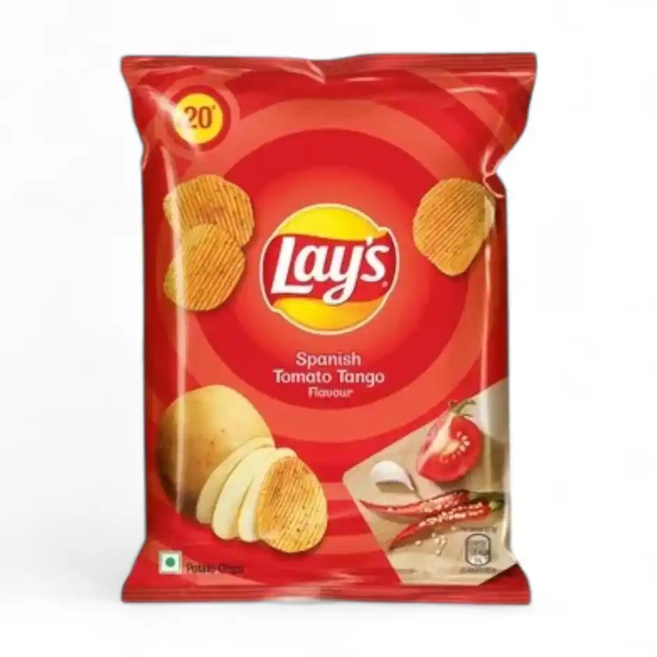Lay's Spanish Tomato Tango Potato Chips | Crunchy & Enjoyable