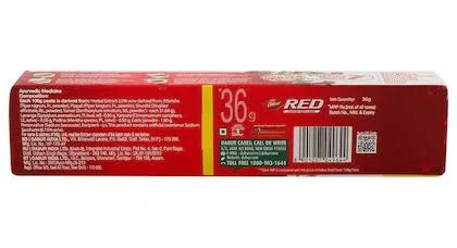 Dabur Red Ayurvedic Toothpaste 36 g - Image 2
