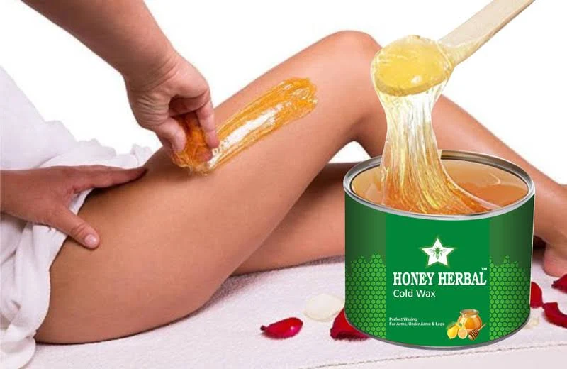 Honey Herbal Cold Wax-cold Wax For Hair Removal For Women/Waxing For Face.600 G Wax - Image 4