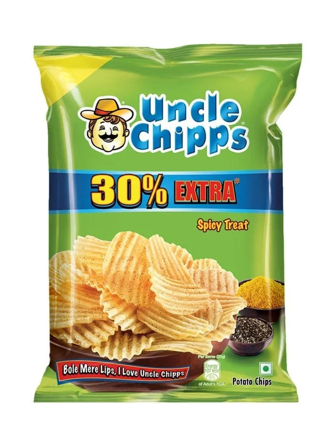 Uncle Chipps Spicy Treat Flavour Potato Chips