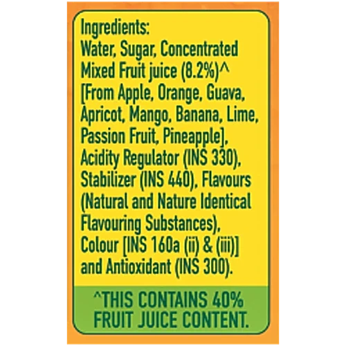 Real Fruit Power Mixed Fruit Juice, 1 L - Image 3