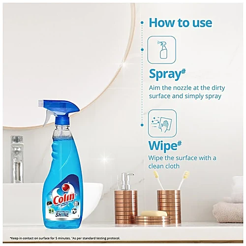 Colin Sparkling Shine Glass & Multisurface Cleaner, 250 ml - Image 4