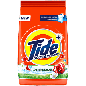 Tide Plus Double Power Detergent Washing Powder - Jasmine & Rose, 1 kg