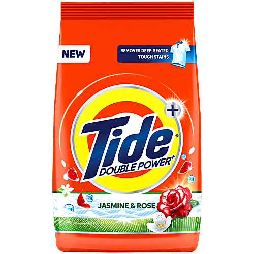 Tide Plus Double Power Detergent Washing Powder - Jasmine & Rose, 1 kg