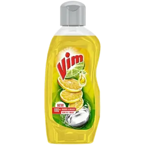 Vim Lemon Dishwash Liquid Gel, 250 ml Bottle