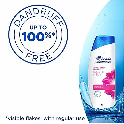 Head & Shoulders Smooth & Silky Anti-Dandruff Shampoo, 72 ml - Image 5