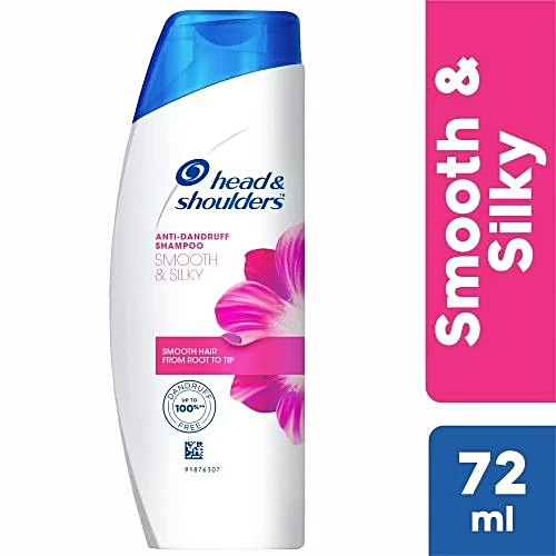 Head & Shoulders Smooth & Silky Anti-Dandruff Shampoo, 72 ml