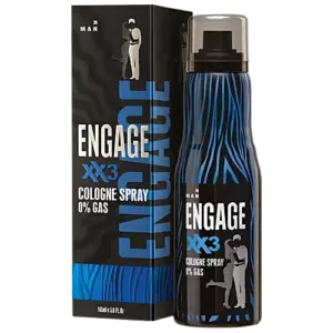 Engage XX3 Cologne Spray – Spicy & Woody Fragrance, 135 ml