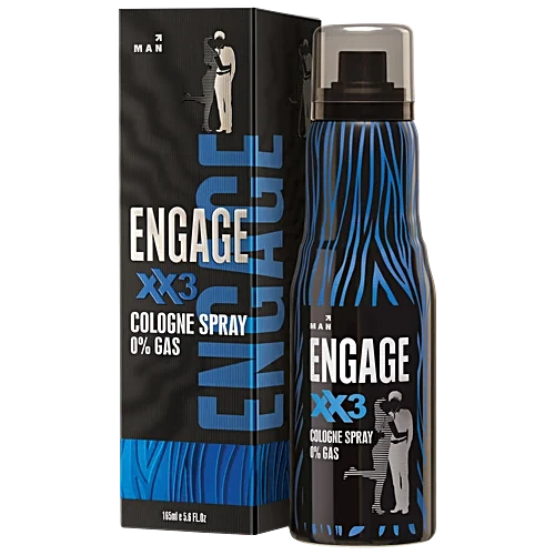 Engage XX3 Cologne Spray - Spicy & Woody Fragrance, 135 ml