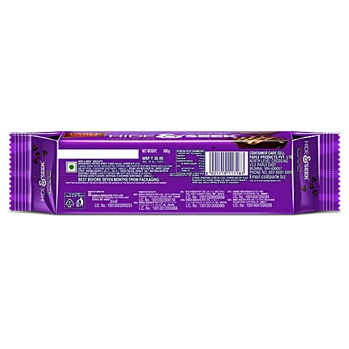 Parle hide & seek chocolate chip cookies 100 gm - Image 2