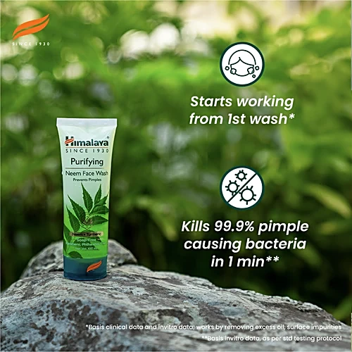 Himalaya Purifying Neem Face Wash, 50 ml - Image 5