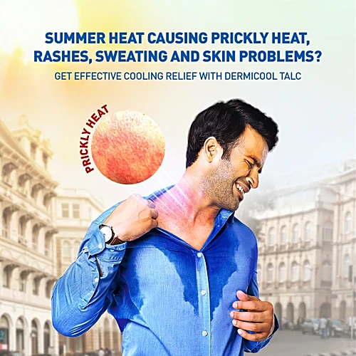 Dermi Cool Prickly Heat Powder Menthol Regular, 150 g - Image 5