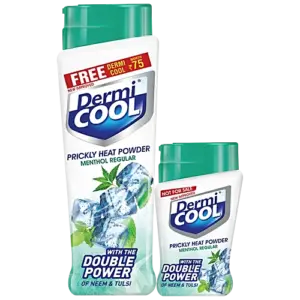 Dermi Cool Prickly Heat Powder Menthol Regular, 150 g