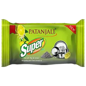 Patanjali Super Dishwash Bar, 145 g