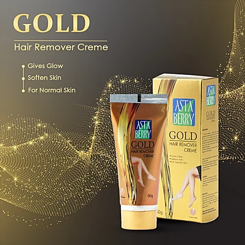 Astaberry Ikin Gold Hair Remover Crème, 60 g - Image 4