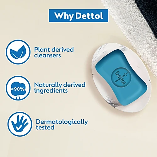 Dettol Icy Cool Soap, 125 g Pack of 5 - Image 3