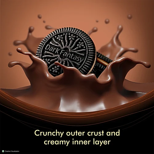 Sunfeast Dark Fantasy Dark Crunch With Choco Creme Sandwich Biscuits, 237 g (Pack of 3) - Image 6
