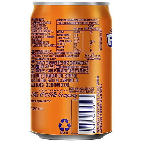 Fanta , 200 ml Can - Image 2