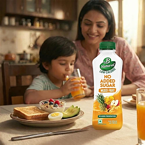 B Natural No Added Sugar Mixed Fruit Beverage, 750 ml - Image 3