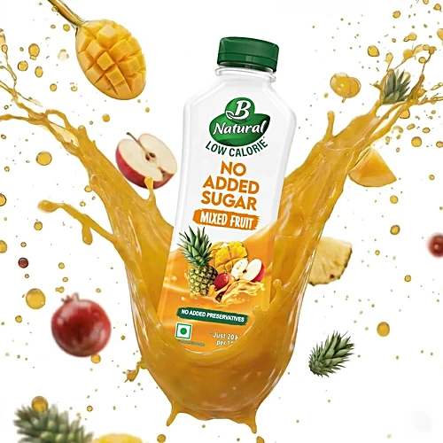 B Natural No Added Sugar Mixed Fruit Beverage, 750 ml - Image 2