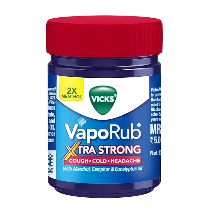 Vicks Vapo Rub - Extra Strong, For Cough, Cold, Headache, 25 ml