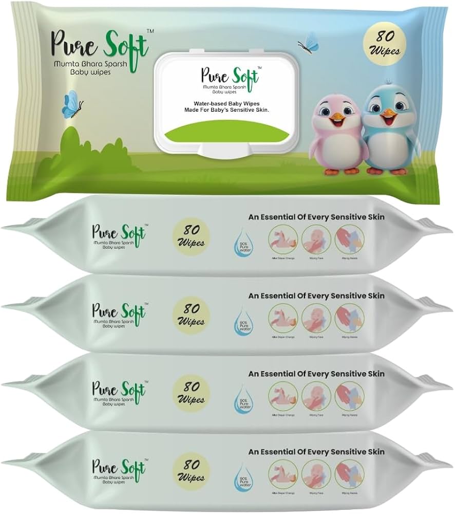 Pure Soft Cleansing Baby Wipes