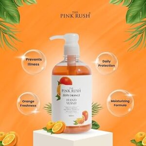 The Pink Rush Zesty Orange Foaming Handwash 500ml