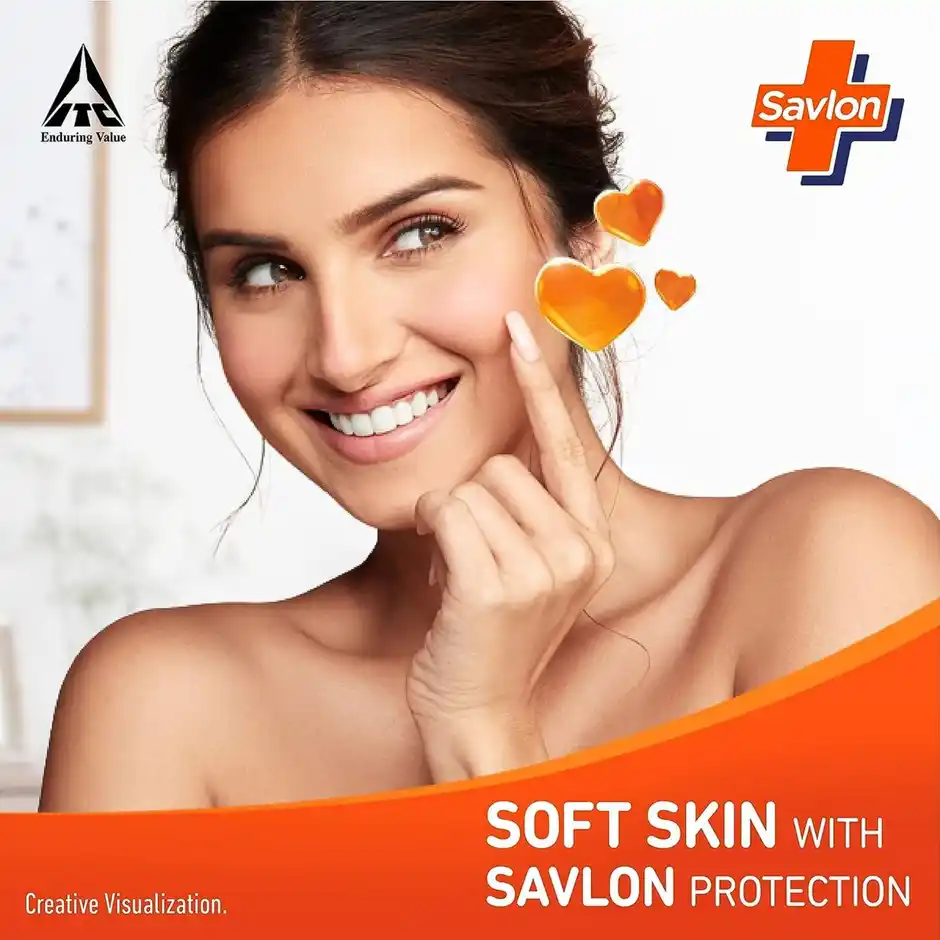 Savlon Glycerin Soap Bar, Germ Protection, for Soft & Supple Skin ( 120gm * 5 ) - Image 5