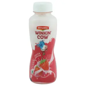 Britannia Winkin Cow Strawberry Thick Shake 180 ml