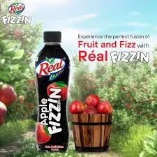 Real Fizzin Apple Juice - 600ml - Image 2