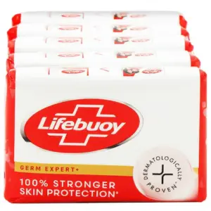 Lifebuoy Germ Expert+ Soap 125 g (Pack of 5)