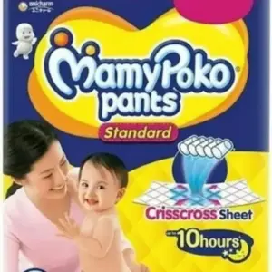 MAMY POKO PANTS Standard Upto 10 hours Pant Style Large Size Baby Diaper (9-14 kg weight) - L (54 Pieces)