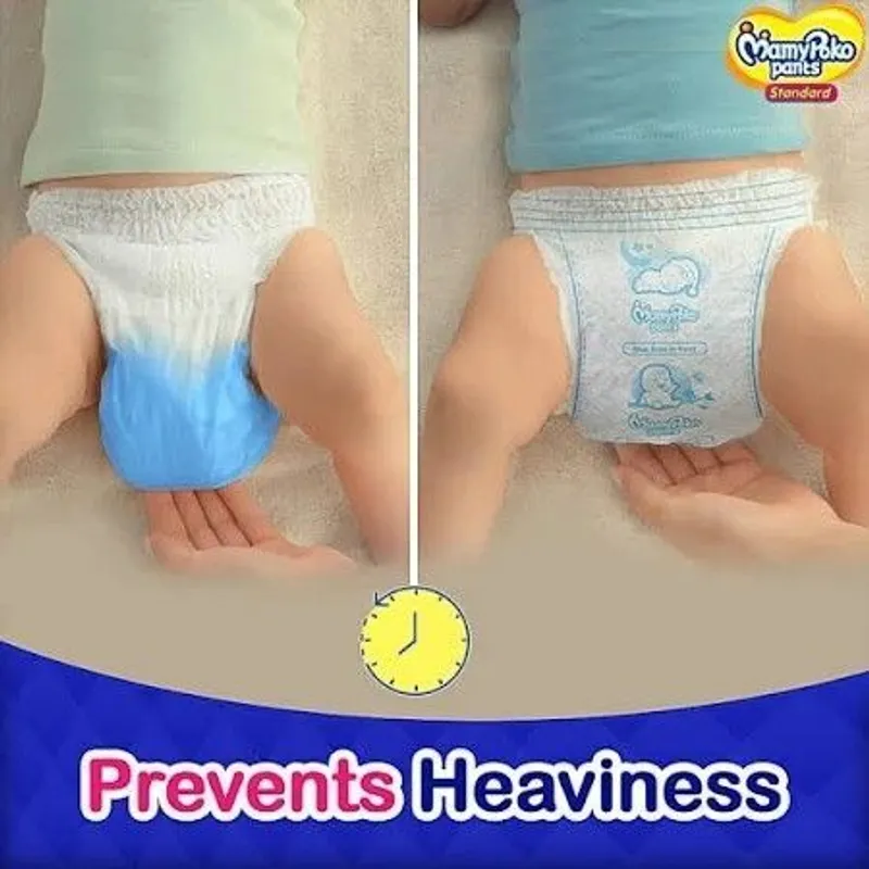 Standard Pants Style Diaper upto 10 Hours Pack of 64 - M (64 Pieces) - Image 3