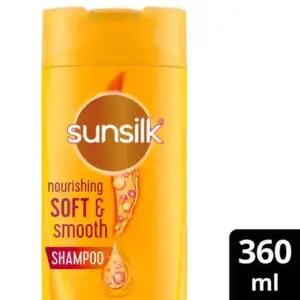 Nourishing Soft & Smooth Shampoo With Egg Protein, Almond Oil &Vitamin C For 2X Smoother and Softer Hair, 360 ml