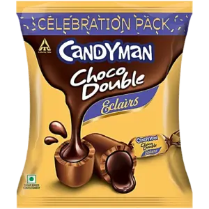Candyman Choco Double Eclairs, 262.5 g (75 units x 3.5 g each)