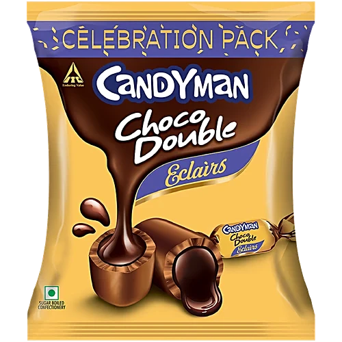 Candyman Choco Double Eclairs, 262.5 g (75 units x 3.5 g each)