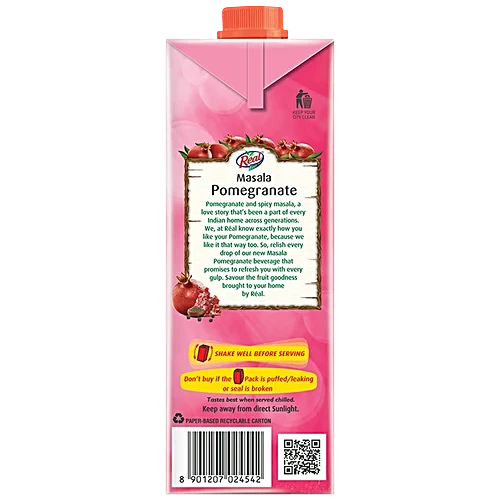 Real Fruit Power Masala Pomegranate Juice, 1 L - Image 2