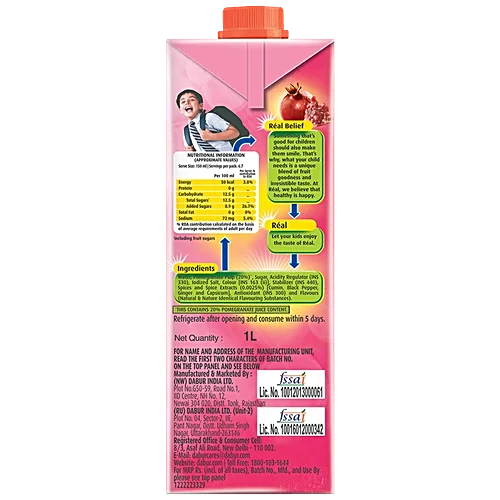 Real Fruit Power Masala Pomegranate Juice, 1 L - Image 3