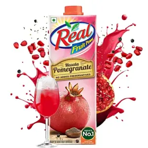 Real Fruit Power Masala Pomegranate Juice, 1 L