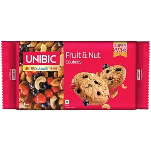 Unibic Fruit & Nut Cookies, 450 g (5 x 90 g)
