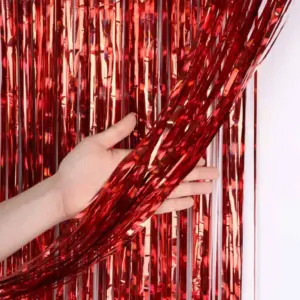 Red Foil Curtain