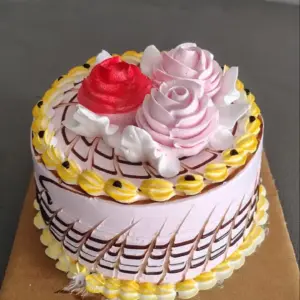 Pink Rose Delight Cake