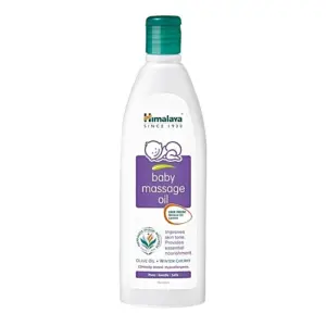 Himalaya Baby Massage Oil - With Olive Oil & Winter Cherry, 100 ml