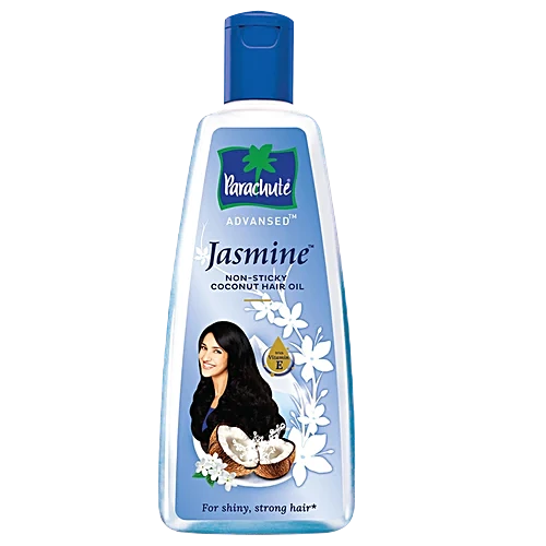 Parachute Advansed Jasmine Coconut Hair Oil With Vitamin E - Non-Sticky, For Healthy Shiny Hair, 190 ml - Image 2
