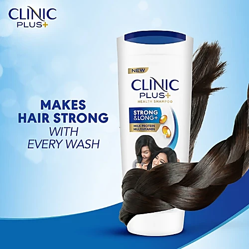 Clinic Plus Strong & Long Shampoo - With Milk Protein + Multivitamin, 80 ml - Image 7
