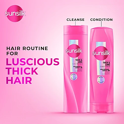 Sunsilk Luscious Thick & Long Shampoo, 80 ml - Image 7