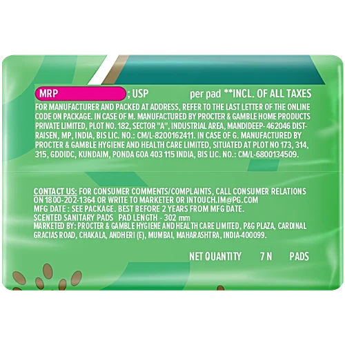Whisper Ultra Upto No Gap No Leaks Sanitary Pads For Heavy Flow - XL+, 7 pcs - Image 2